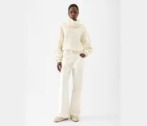 The Wide De-nîmes Denim Pants - Off-white/Tabac