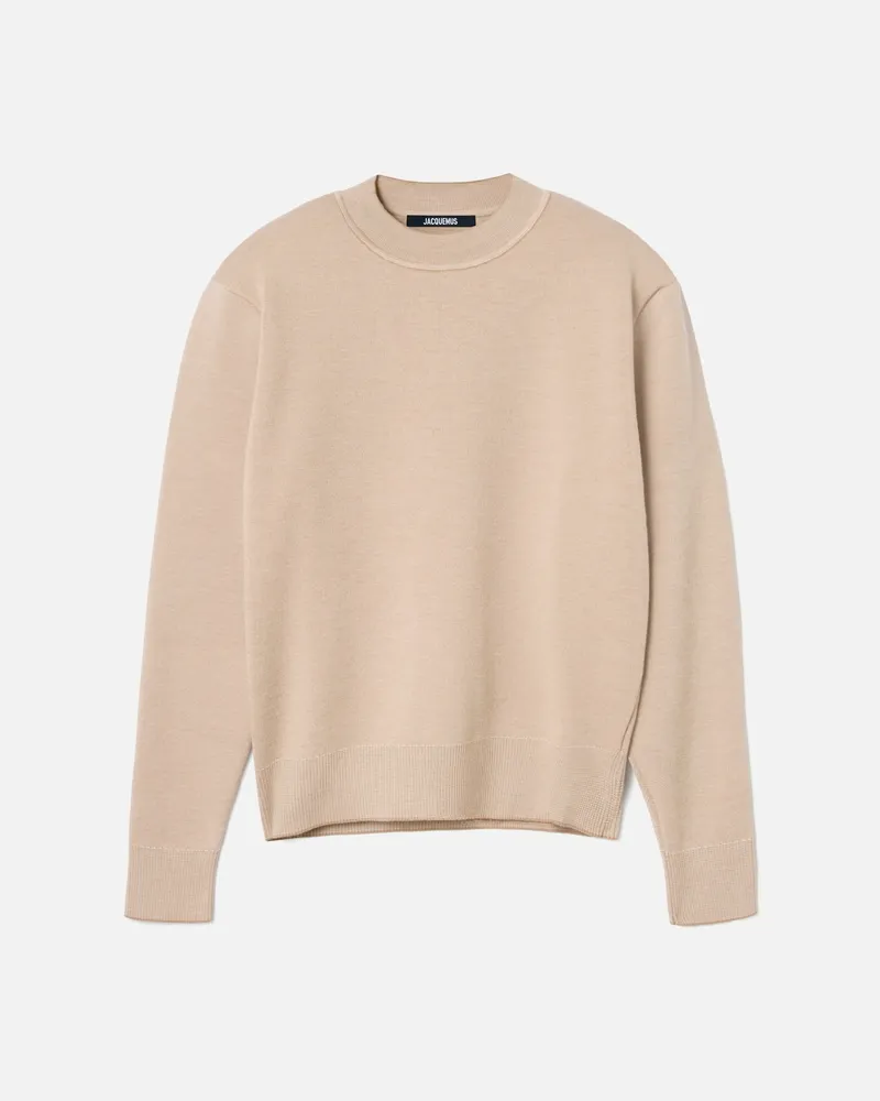 Jacquemus The Piqué Sweater - Beige Beige
