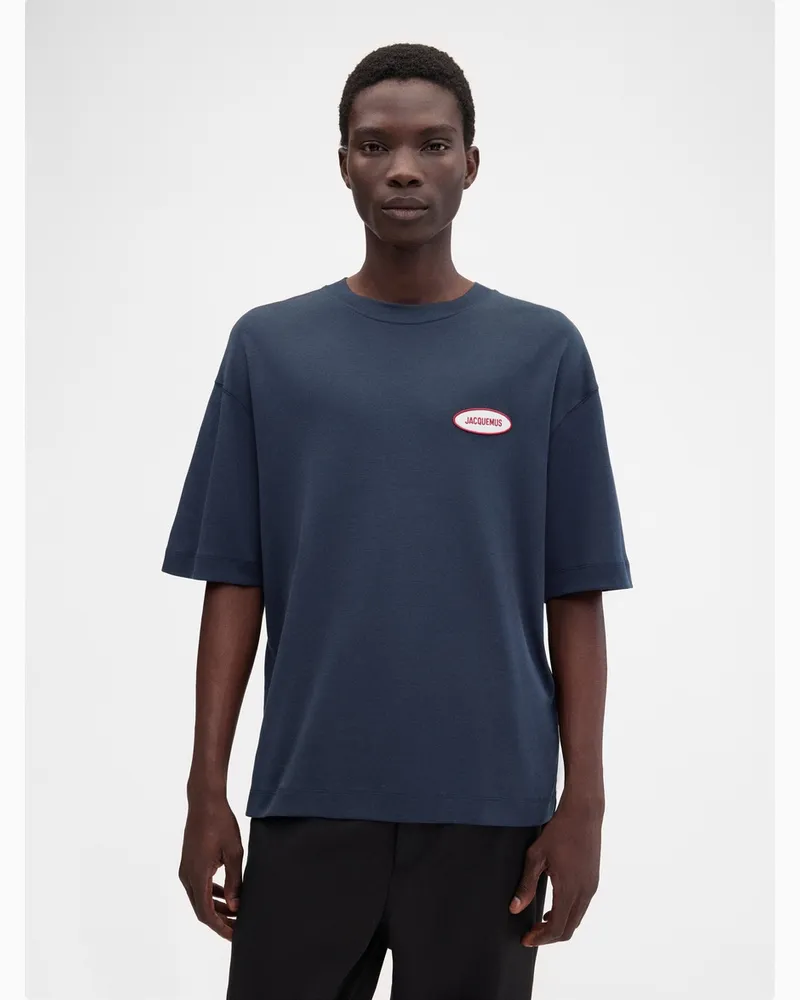 Jacquemus The Stazione T-shirt - Station Patch Navy Station