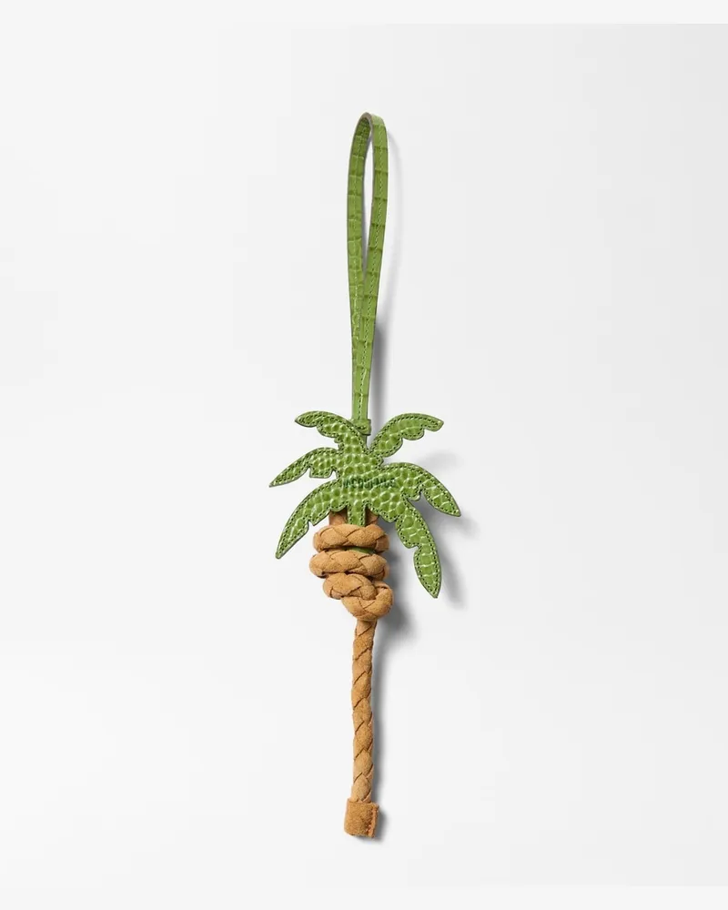 Jacquemus The Palm Tree Charm - Camel / Green Camel