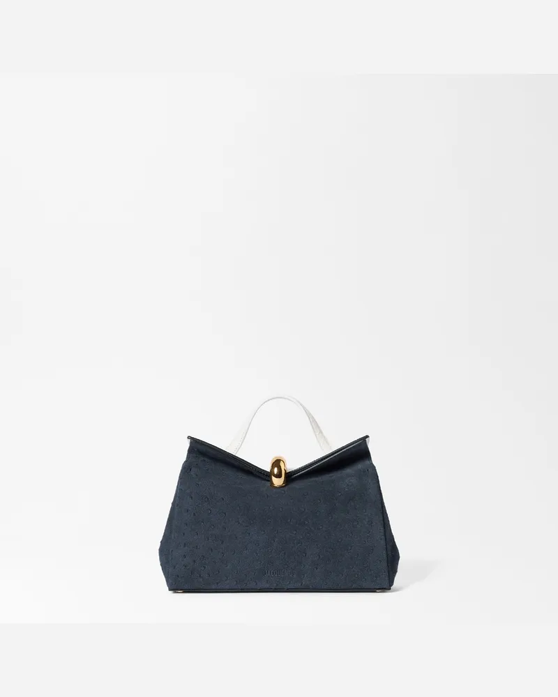 Jacquemus Die Kleine Valérie - Weiß / Marineblau Blau Weiß