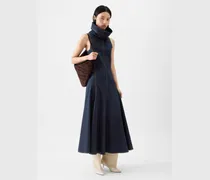 The Triangle De-nîmes Denim Dress - Dark Navy