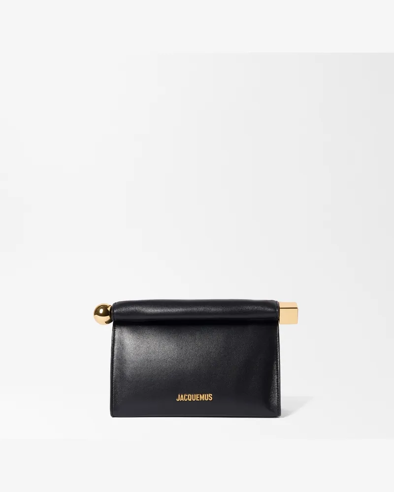 Jacquemus Le Sac Rond Carré - Schwarz Schwarz