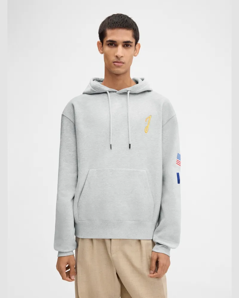 Jacquemus Le Hoodie New York - New York Adresse Grau New