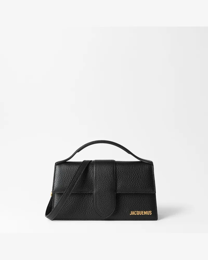 Jacquemus Die Große Bambino Genarbt - Schwarz Schwarz