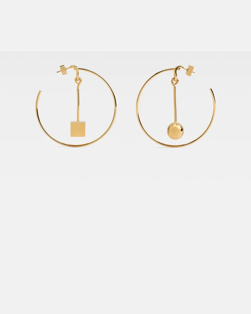 Jacquemus The Nodo Hoops Earrings - Gold Gold