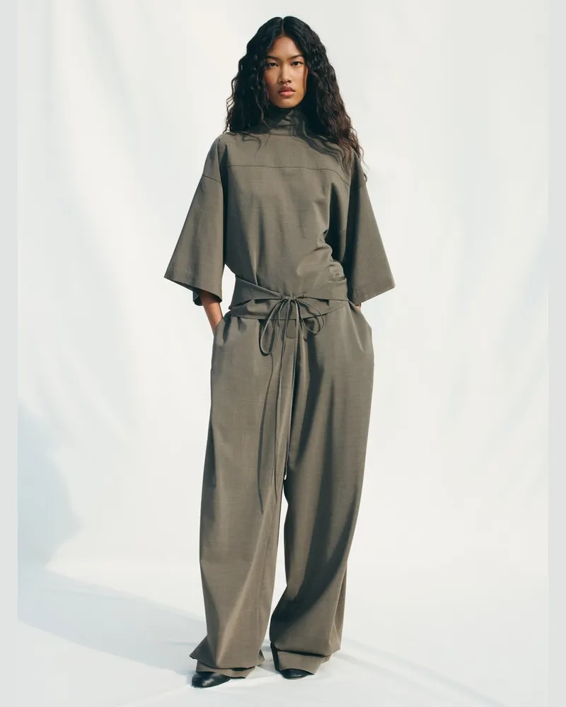 Jacquemus Die Havana Bluse - Grau Grau