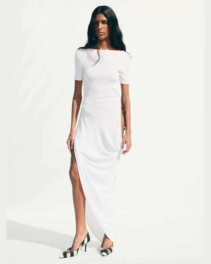 Jacquemus Das Sole Kleid - Weiß Weiß