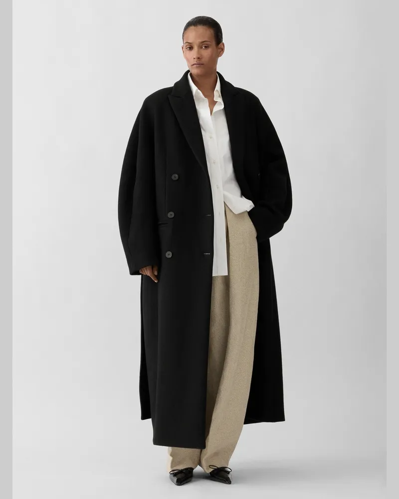 Jacquemus Der Man's Mantel - Schwarz Schwarz