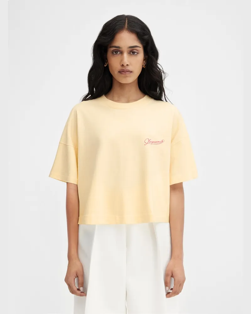 Jacquemus The Corto T-shirt - Uni Club Beige Uni