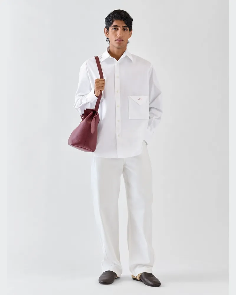 Jacquemus Das Nappe Hemd - Weiß Weiß