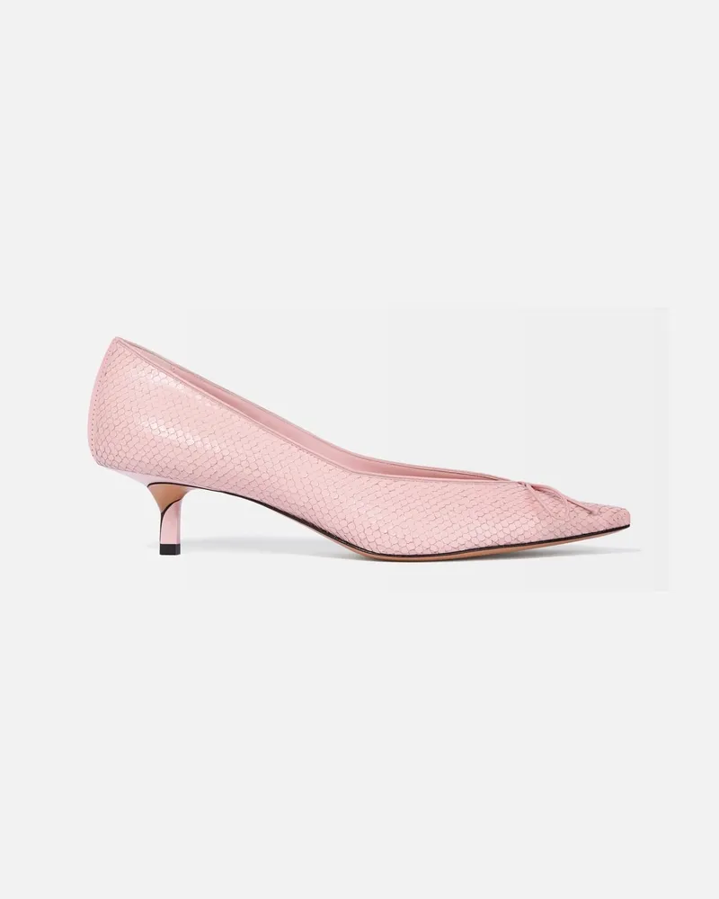 Jacquemus The Low Tourni Heels - Light Pink Light