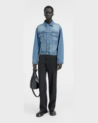 Jacquemus The Denim De-nîmes Jacket - Blue/Tabac Blue