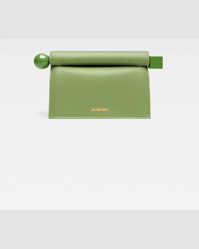 Jacquemus The Rond Carré Clutch - Green Green