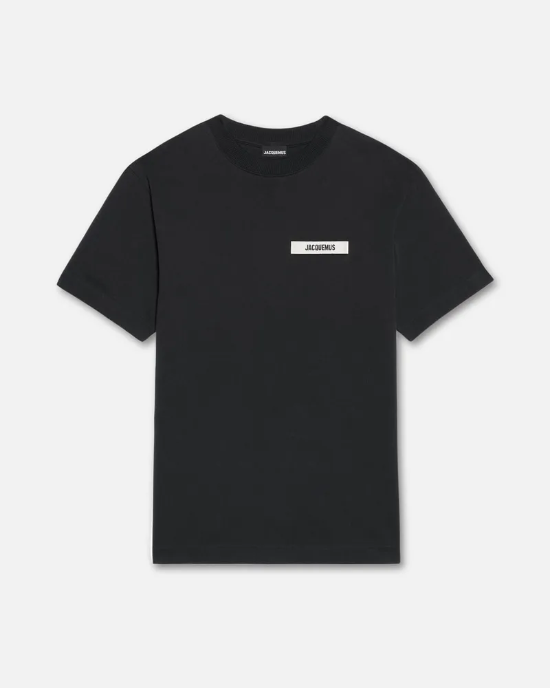 Jacquemus The Gros Grain T-shirt - Black Black