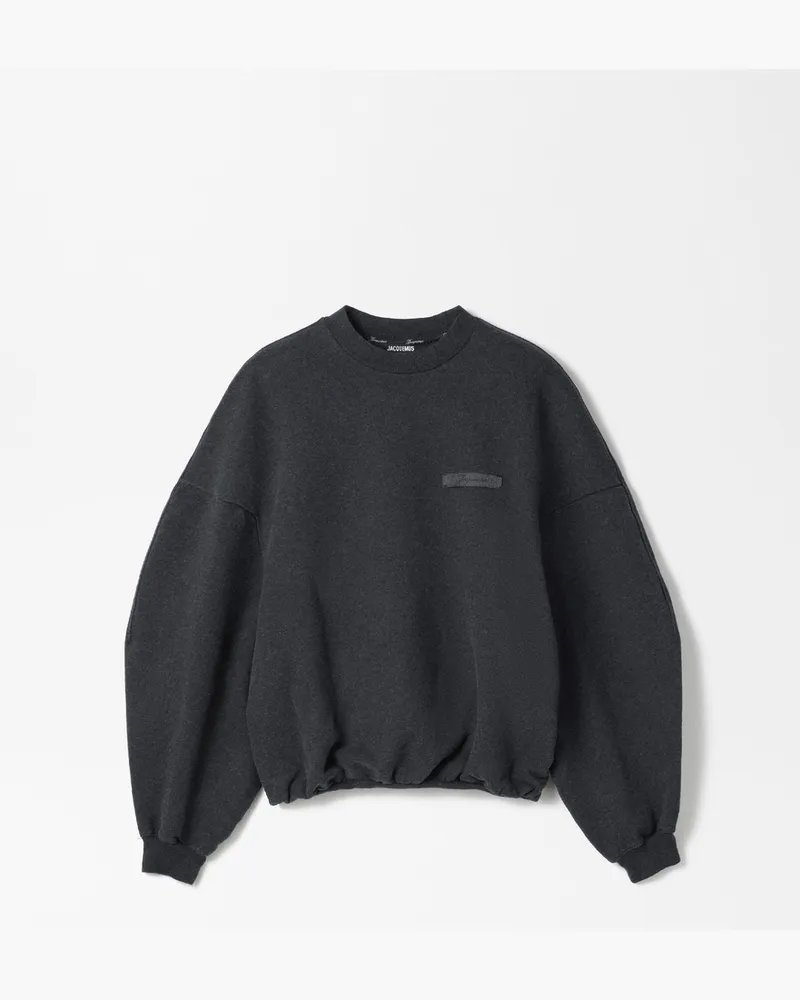 Jacquemus Le Sweatshirt Ruban - Dark Grau Dark
