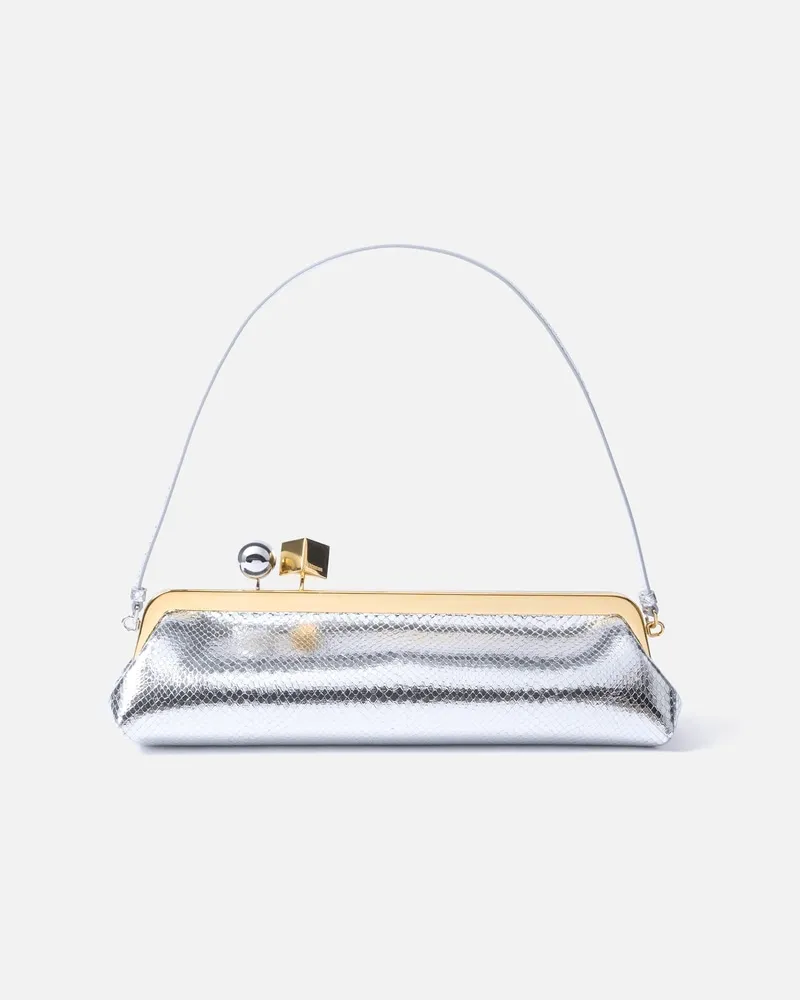 Jacquemus The Salon Clutch - Silver Silver