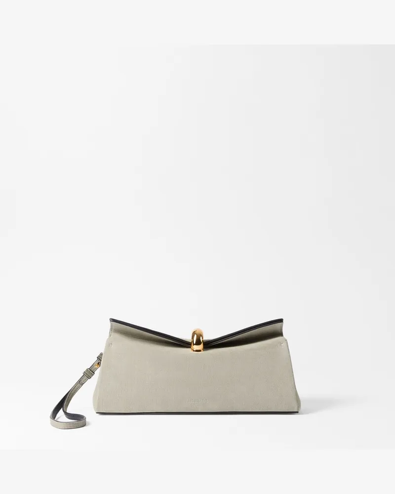 Jacquemus Die Valérie Clutch - Greige / Schwarz Greige