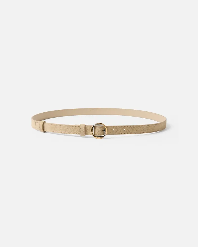 Jacquemus The Thin Salon Belt - Beige Beige