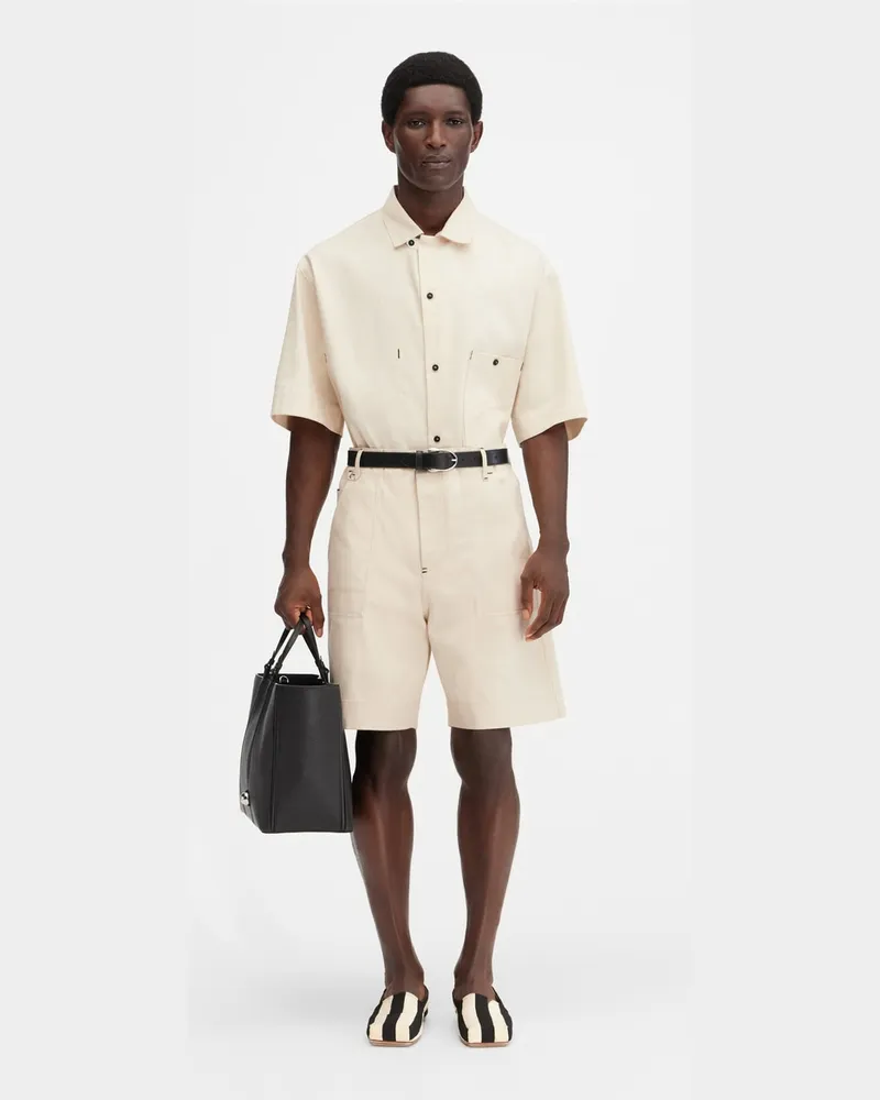 Jacquemus The De-nîmes Denim Shorts - Off-White