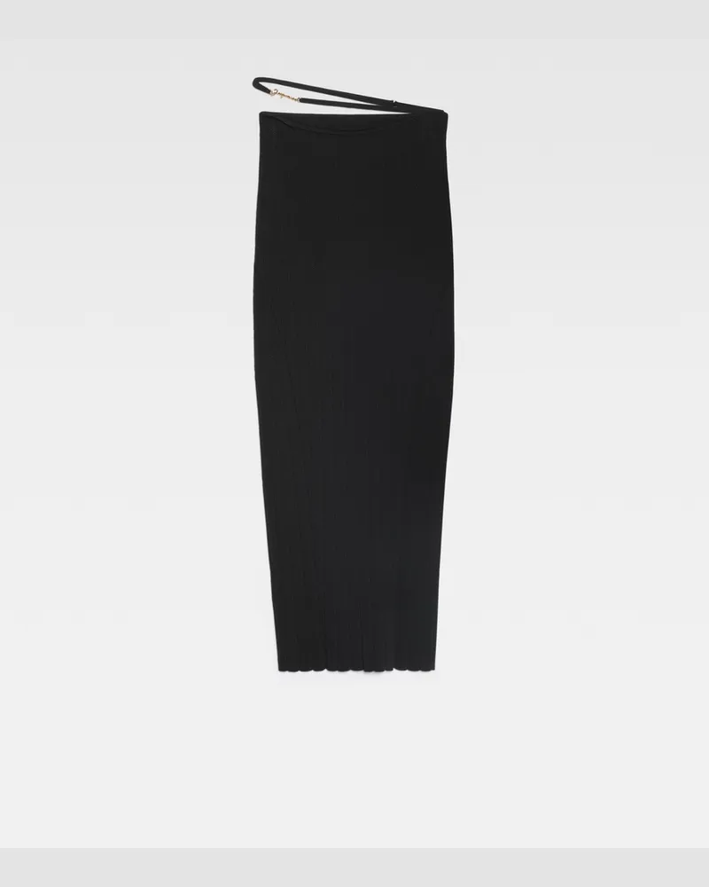 Jacquemus The Pralù Skirt - Black Black
