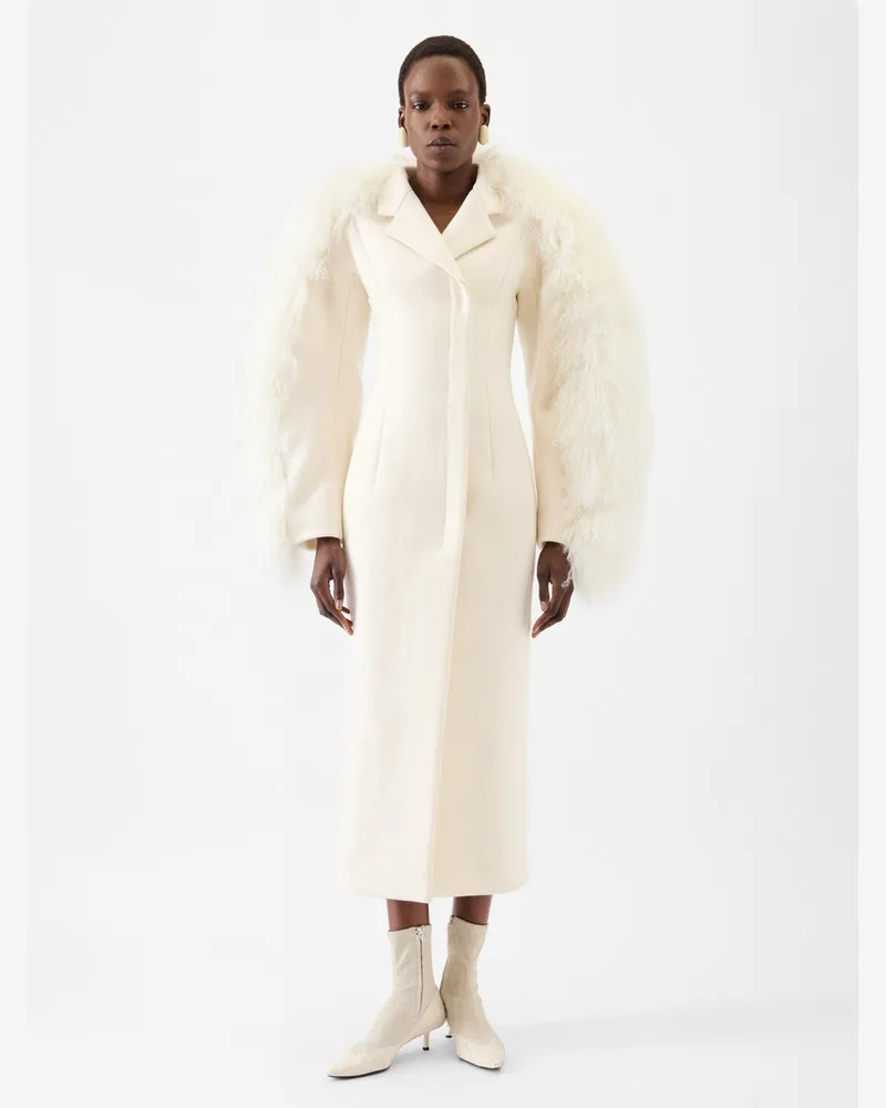 Jacquemus The Boa Coat - Off-White Off-white