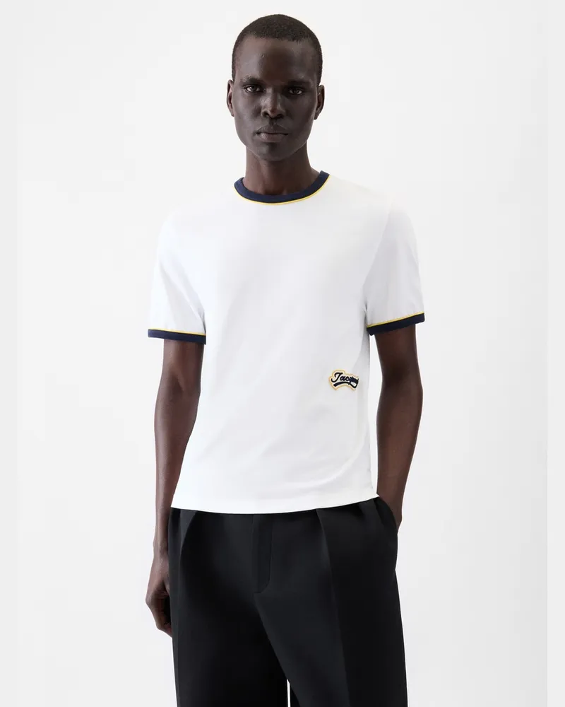 Jacquemus The Gio T-shirt - Varsity Patch White Varsity