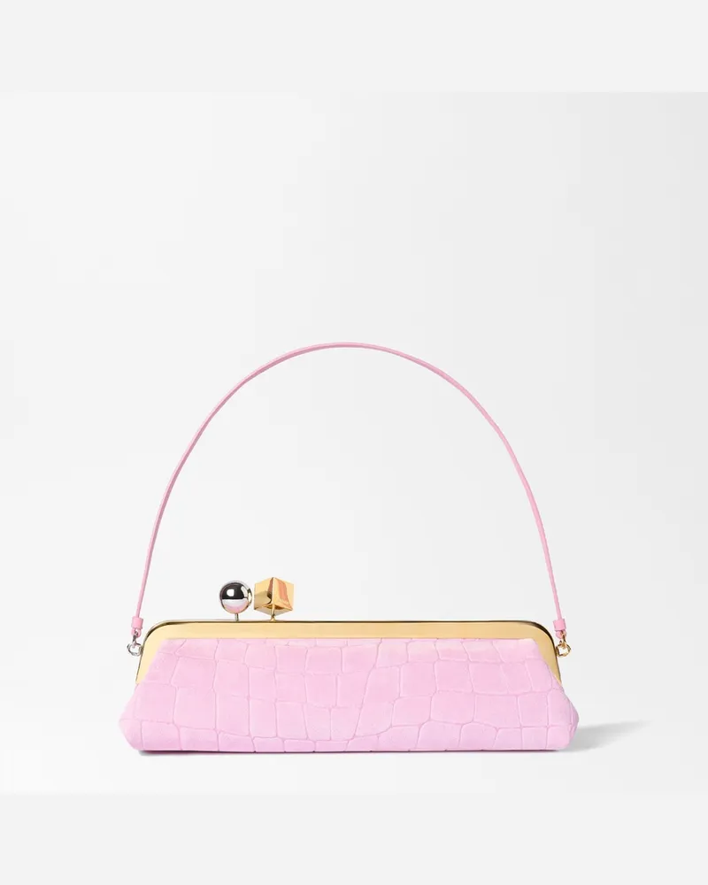 Jacquemus Die Salon Clutch - Rosa Hellrosa