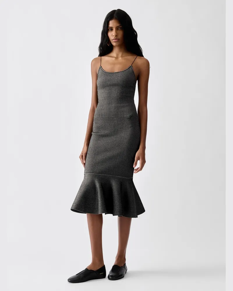 Jacquemus The Pina Knit Dress - Dark Beige Dark