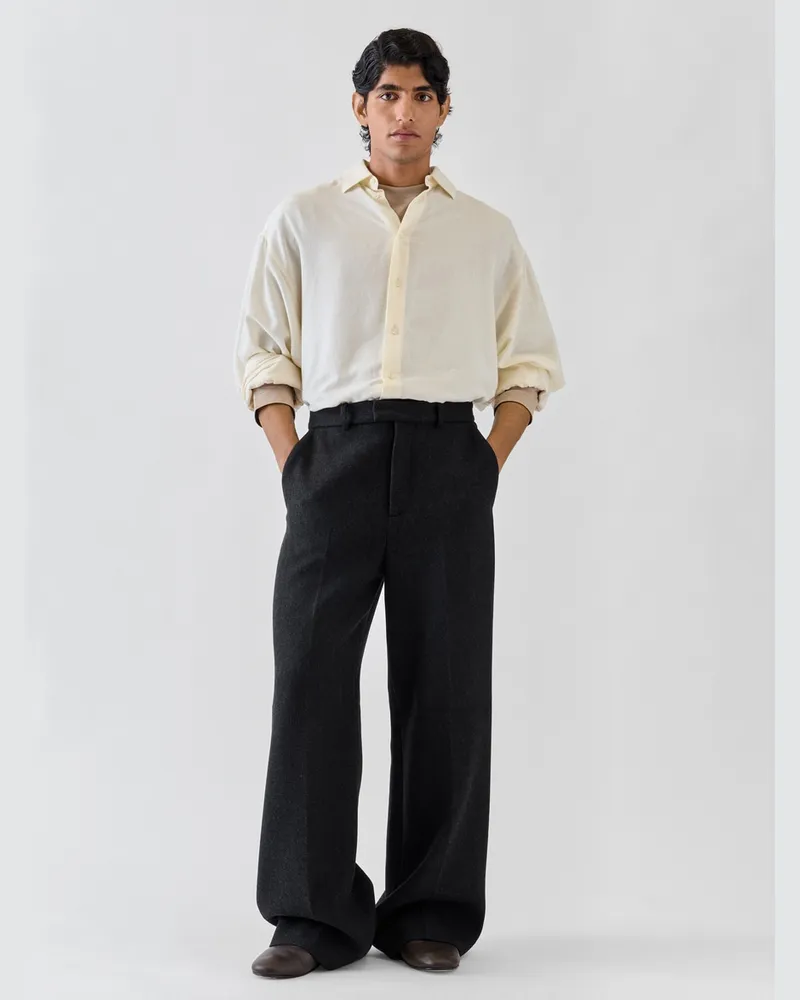 Jacquemus Die Tempo Hose - Dark Grau Dark