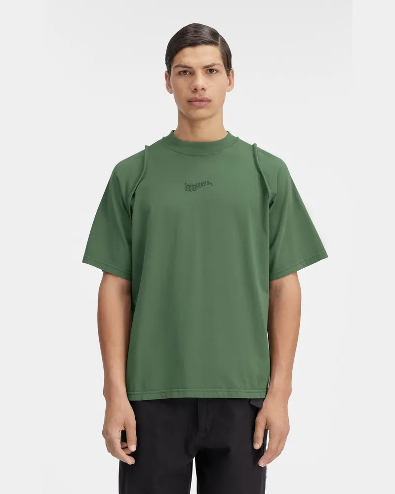 Jacquemus The Camargue T-shirt - Dark Green Dark