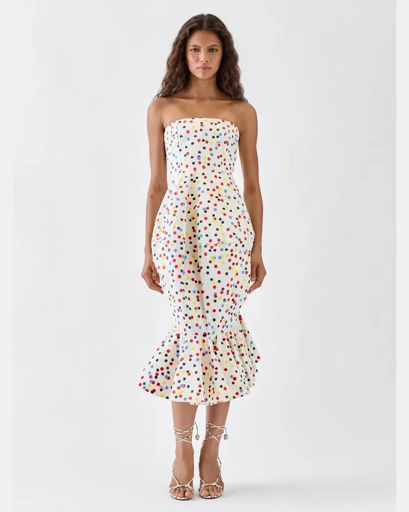 Jacquemus Das Confettis Kleid - Print Confettis Print