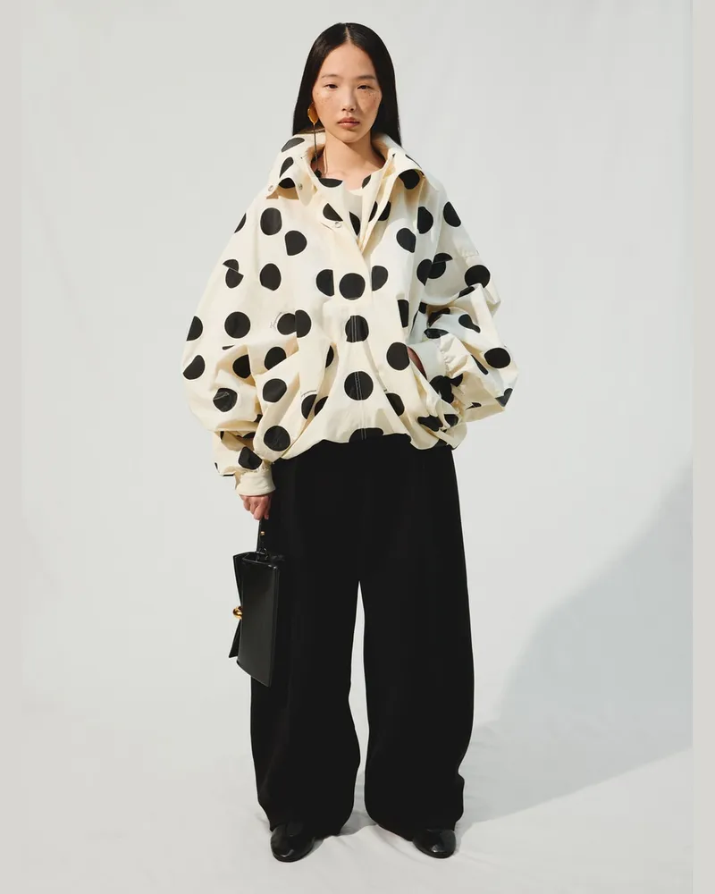 Jacquemus Der Losange Anorak - Print Dots Logo Off-white Print