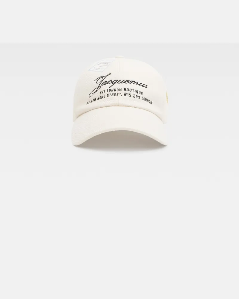 Jacquemus The London Baseball Cap - Off-White Off-white