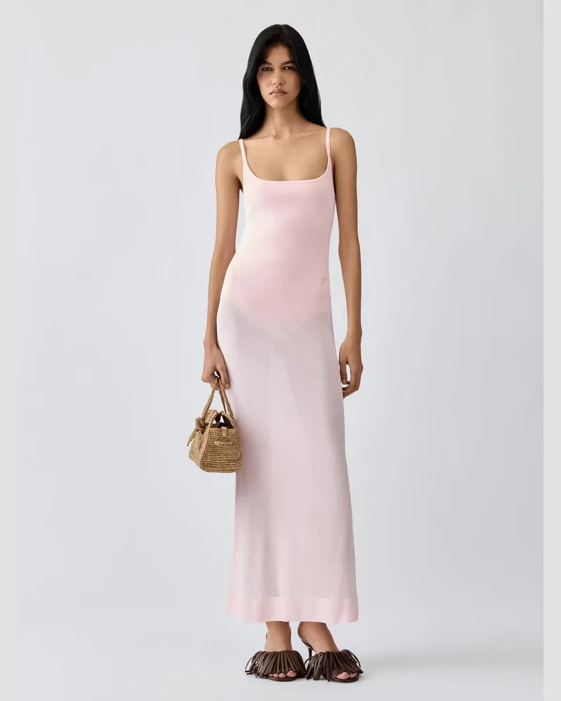 Jacquemus The Nodo Midi Dress - Light Pink Light