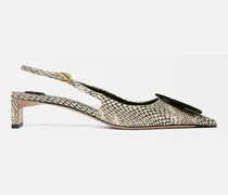 The Low Duelo Slingbacks - Beige