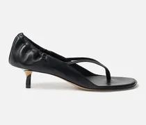 Die Niedrigen Sandalen - Schwarz