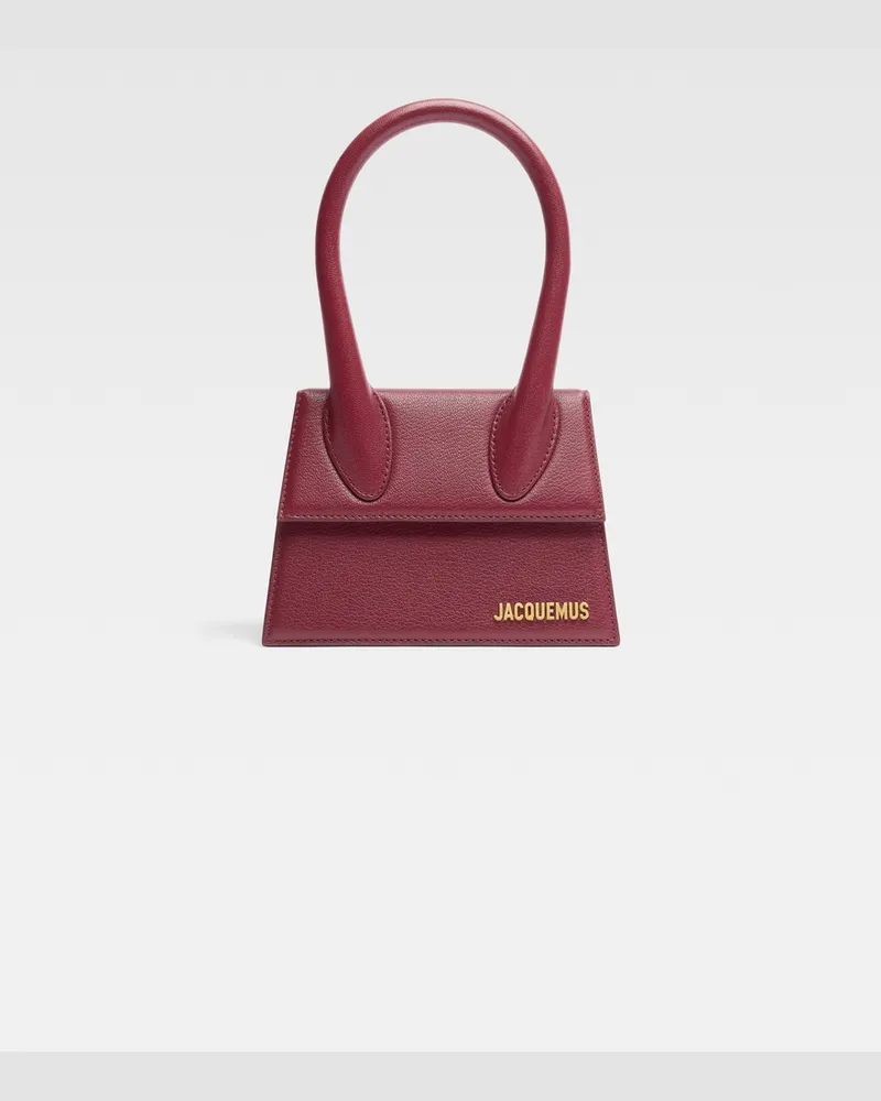 Jacquemus Le Chiquito Moyen - Dark Burgundy Dark