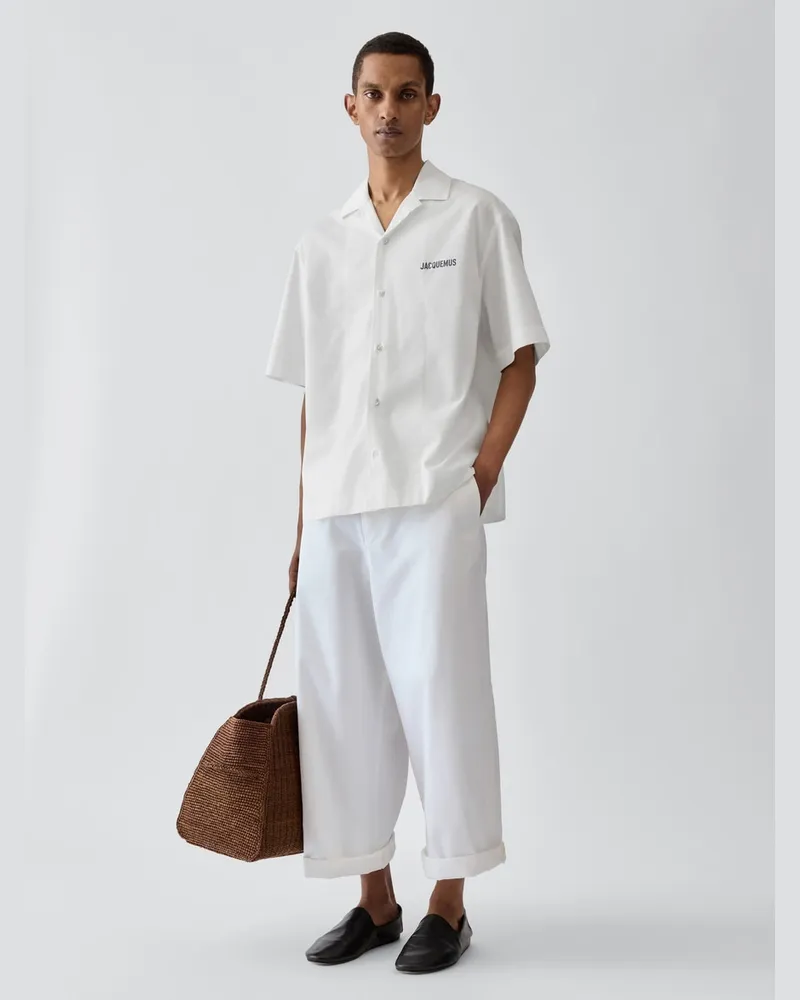 Jacquemus The Jean Shirt - Saint-Tropez White Saint-tropez