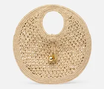 The Spiaggia Small Round Bag - Natural