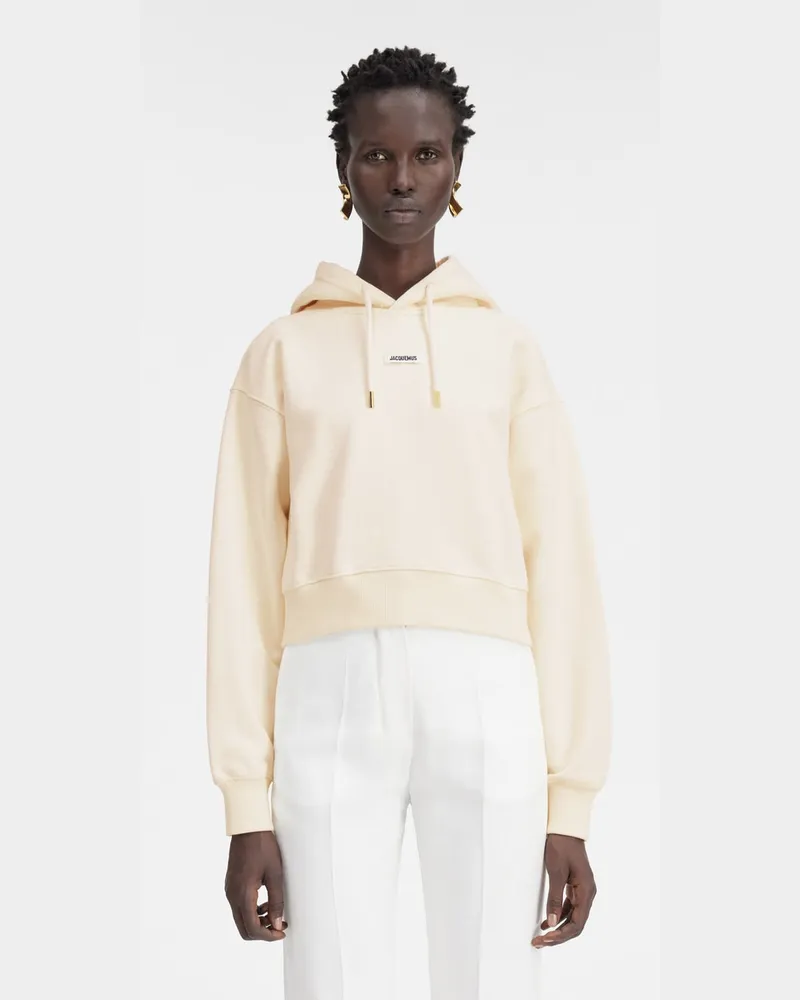 Jacquemus Le Hoodie Gros Grain - Light Beige Light