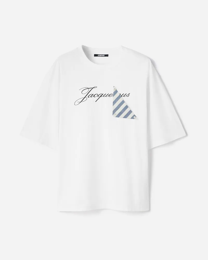 Jacquemus The Voile Logo T-shirt - Sail Boat Weiß Sail