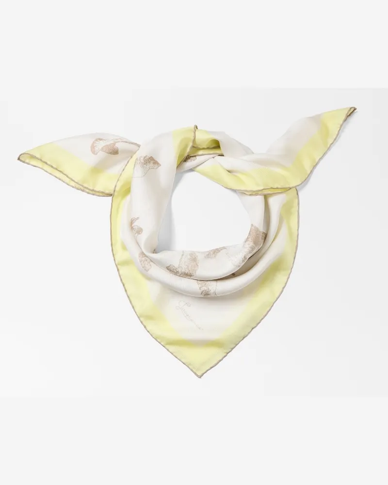 Jacquemus Le Grand Foulard Caniche - Print Allover Poodle Weiß Print