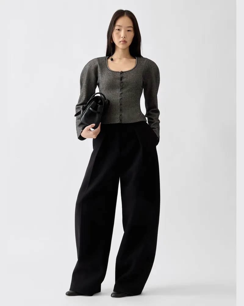 Jacquemus The Sera Cardigan - Dark Beige Dark