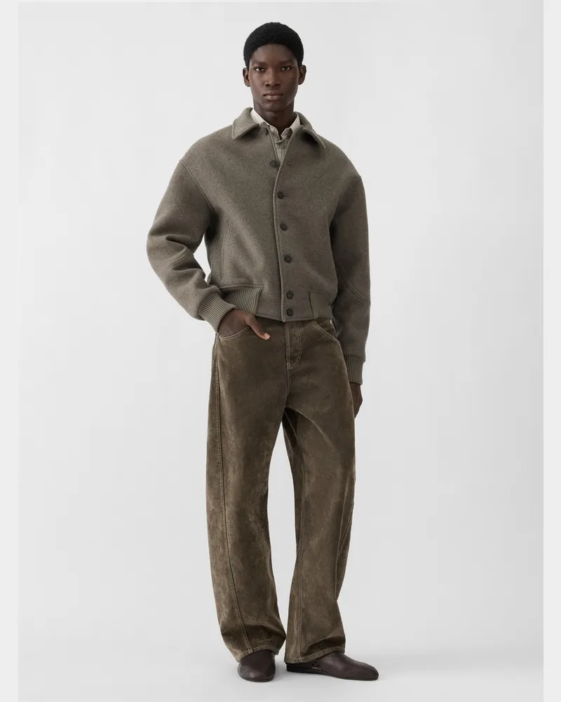 Jacquemus The Mirada De-nîmes Denim Pants - Khaki Khaki