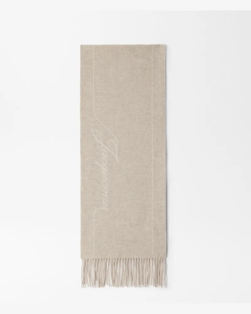 Jacquemus Der Citta Schal - Beige Beige