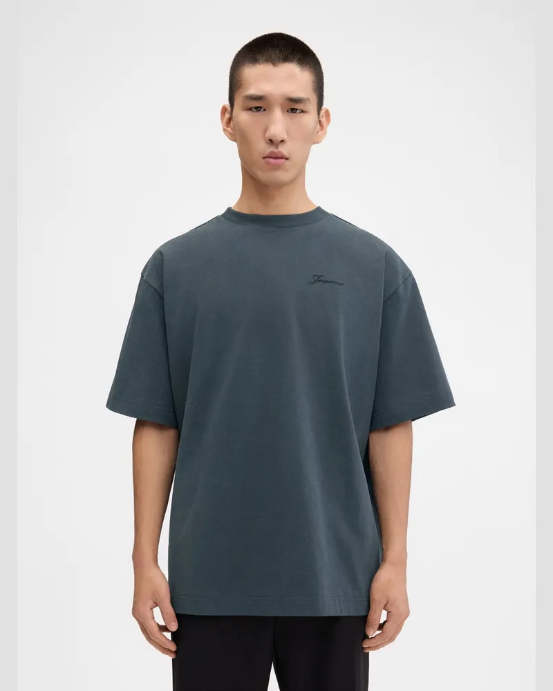 Jacquemus The Haltères T-shirt - Athletic Club Navy Athletic