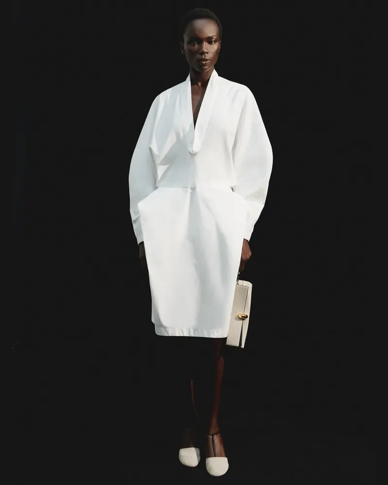 Jacquemus Das Colombe Kleid - Weiß Weiß