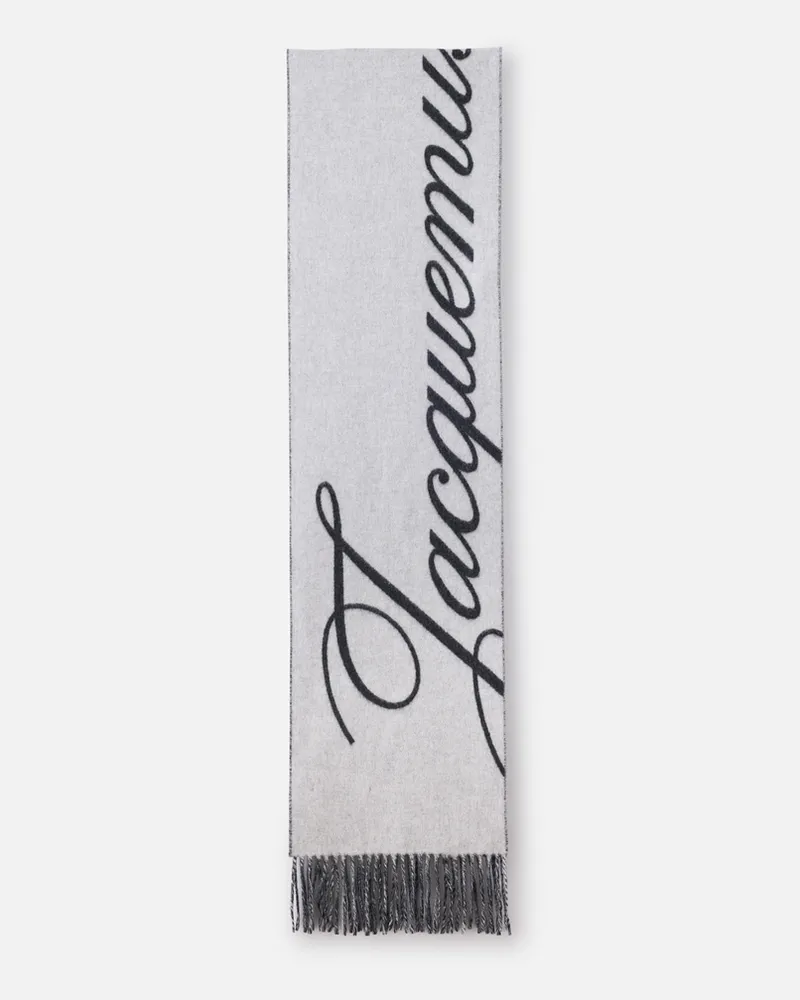 Jacquemus The Atelier Scarf - Grey Grey