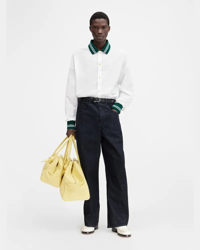 Jacquemus The Baseball Long-sleeve Shirt - White White